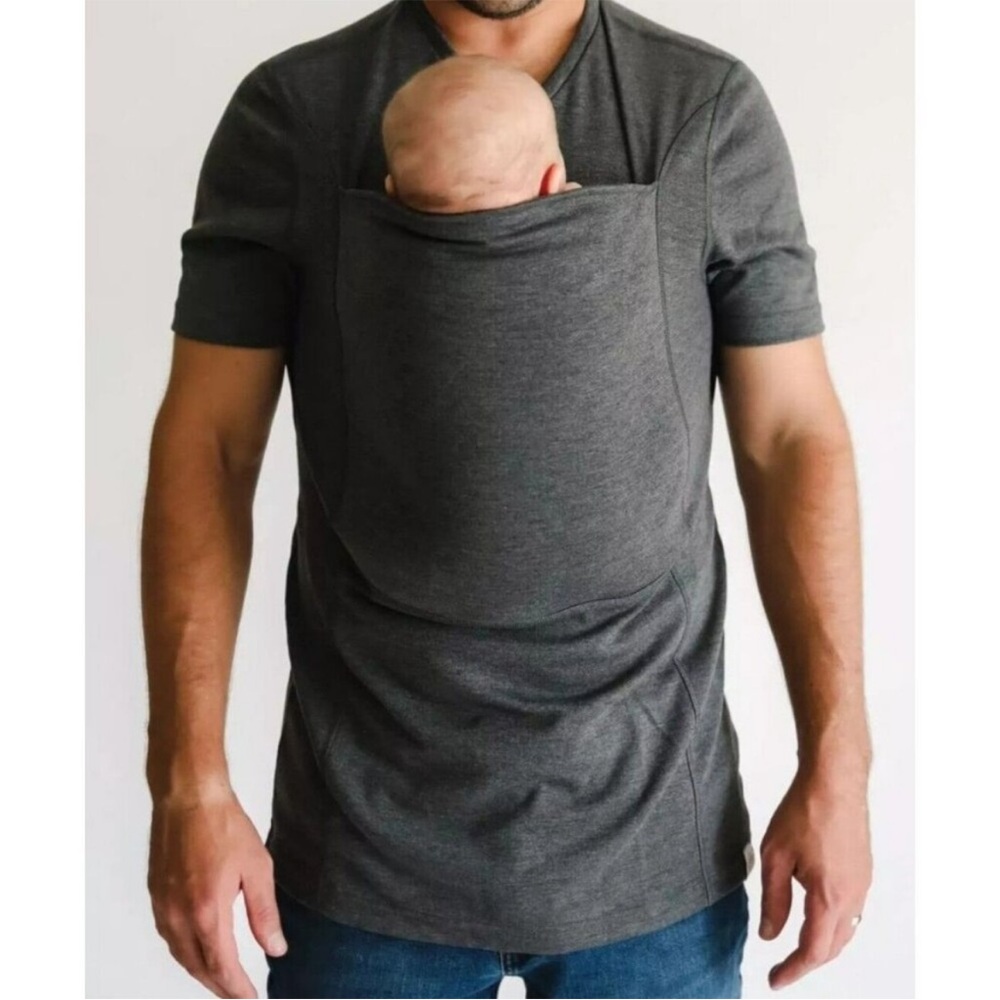 Gray Babywearing Men's T-Shirt